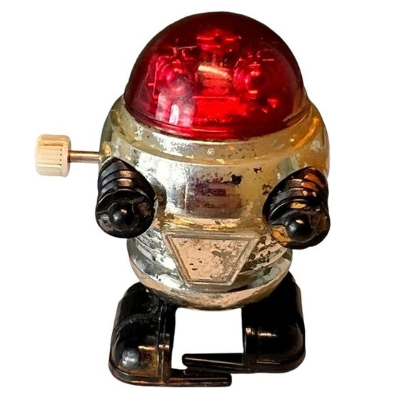 1977 Rascal Robots Tomy Mini Wind Up Robot Toy Collectible - Picture 1 of 8